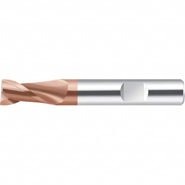 Walter-Prototyp - 12mm, 22mm LOC, 12mm Shank Diam, 83mm OAL, 2 Flute, Solid Carbide Square End Mill - AlCrN Finish, 35° Helix, Right Hand Cut, Right Hand Flute, Series MC232-W-2-B - Benchmark Tooling