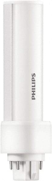 Philips - 5 Watt LED Commercial/Industrial 2 Pin Lamp - 3,500°K Color Temp, 580 Lumens, 60 Volts, PLC, 50,000 hr Avg Life - Benchmark Tooling