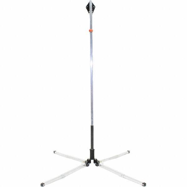 PRO-SAFE - 1-1/2' High, Traffic Sign Mounting Hardware - Aluminum, Compatible with 66" High x 48" Wide Signs, Silver - Benchmark Tooling
