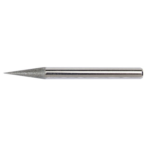 1/8″ × 3″ Electroplated Diamond Hone-150 Grit; 12 Degree Included Angle - Benchmark Tooling