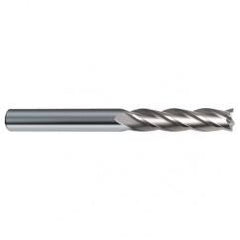 3/4 Dia. x 6 Overall Length 4-Flute Square End Solid Carbide SE End Mill-Round Shank-Center Cut-Uncoated - Benchmark Tooling