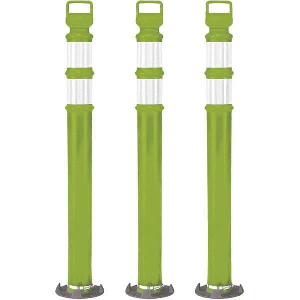 PRO-SAFE - Traffic Barrels, Delineators & Posts Type: Delineator Post Material: Polyethylene - Benchmark Tooling