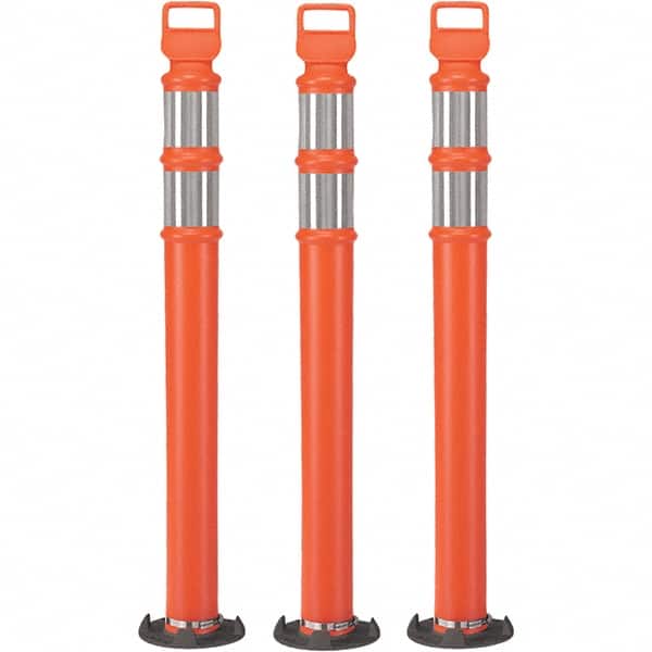 PRO-SAFE - Traffic Barrels, Delineators & Posts Type: Delineator Post Material: Polyethylene - Benchmark Tooling