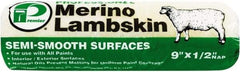 Premier Paint Roller - 1/2" Nap, 9" Wide Paint Roller Cover - Semi-Rough Texture, Lambskin - Benchmark Tooling