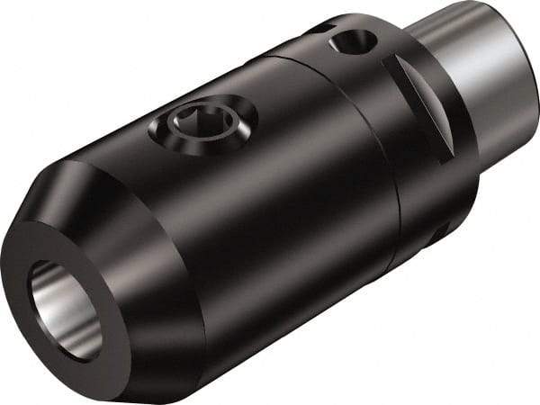 Sandvik Coromant - C8;2 System Size, Modular Tool Holding System Adapter - 4.5276" Projection, 3.3386" Body Diam, 6.4173" OAL, Through Coolant - Exact Industrial Supply