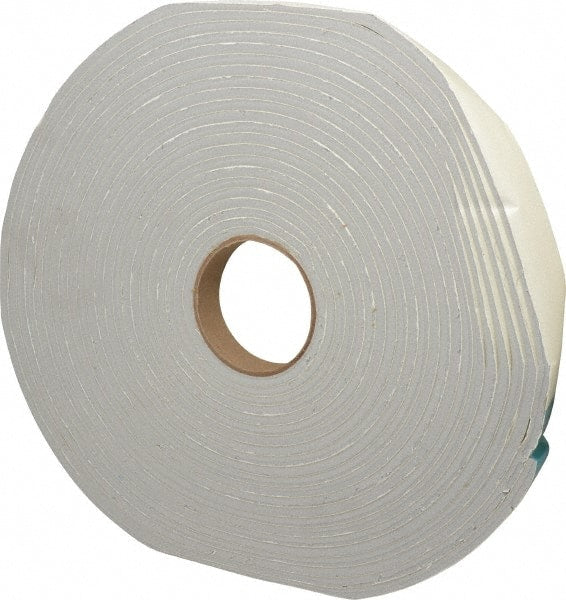 Made in USA - 50' x 1" x 1/4" Gray PVC Foam Roll - Benchmark Tooling
