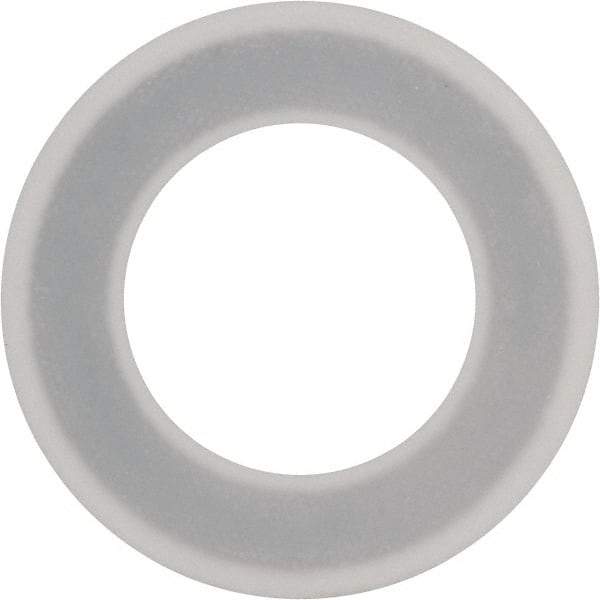 Made in USA - 3" Pipe, 3-1/16" ID x 5-3/8" OD Flange Gasket - PTFE, White, 3/32" Thick - Benchmark Tooling