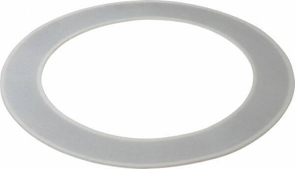 Made in USA - 8" Pipe, 8" ID x 11" OD Flange Gasket - PTFE, White, 3/32" Thick - Benchmark Tooling