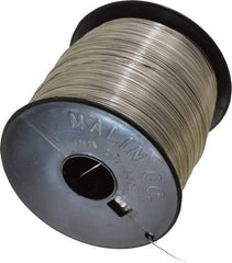 Value Collection - 24 Gage, 0.02 Inch Diameter x 4,625 Ft. Long, 302/304 Safety Lock Wire - 5 Lb. Shipping Weight - Benchmark Tooling