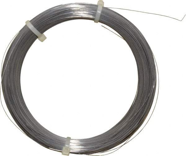 Value Collection - 0 Gage, 0.009 Inch Diameter x 1,157 Ft. Long, High Carbon Steel, Tempered Music Wire Coil - ASTM A228, 1/4 Lb. Shipping Weight - Benchmark Tooling