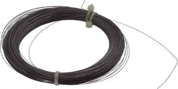 Value Collection - 3 Gage, 0.012 Inch Diameter x 651 Ft. Long, High Carbon Steel, Tempered Music Wire Coil - ASTM A228, 1/4 Lb. Shipping Weight - Benchmark Tooling