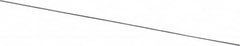 Value Collection - 25 Gage, 0.059 Inch Diameter x 1 Ft. Long, High Carbon Steel, Cut and Straightened Music Wire - ASTM A228 - Benchmark Tooling