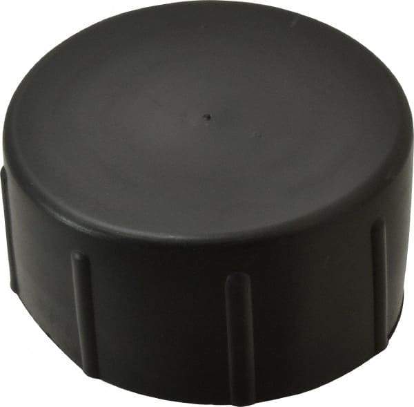 Caplugs - 2 NPT ID, Quick-Lock Cap - Polyethylene, Black - Benchmark Tooling