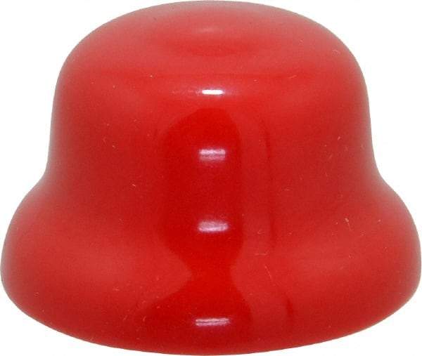 Caplugs - Flexible Push-In Plug - 3/4" OD, Vinyl, Red - Benchmark Tooling