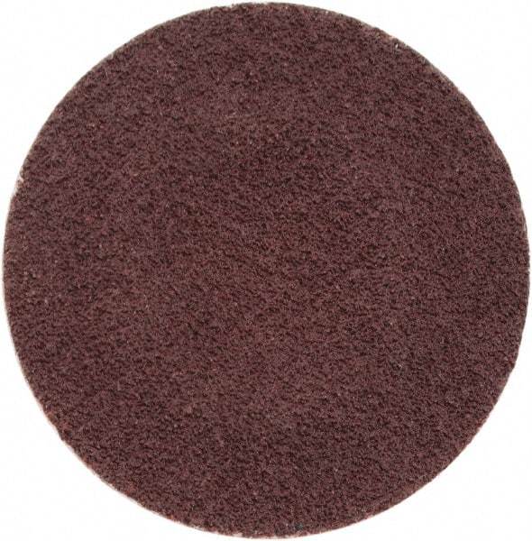 Merit Abrasives - 1" Disc Diam, 120 Grit, Aluminum Oxide Quick Change Disc - Type S Attaching System, Coated, Brown, 40,000 RPM, ALO Series - Benchmark Tooling