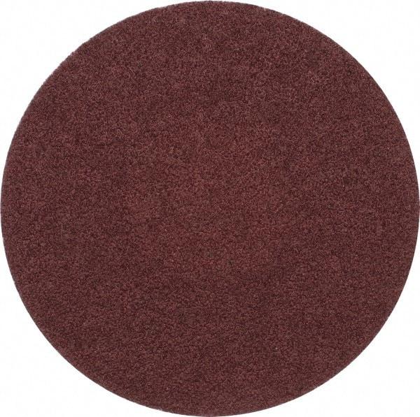 Merit Abrasives - 3" Disc Diam, 60 Grit, Aluminum Oxide Quick Change Disc - Type P Attaching System, Coated, Brown, 20,000 RPM, ALO Series - Benchmark Tooling