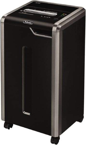 FELLOWES - 7/32" Strip, 24 Sheet Strip Cut Commercial Shredder - 20-1/8" Long x 20-1/8" Wide x 34-11/16" High, Level 2 Security, 22 Gal Wastebasket - Benchmark Tooling