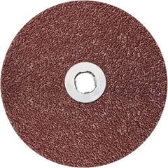 3M - 5" Diam 60 Grit Fiber Disc - Ceramic, 12,000 Max RPM, Series 782C - Benchmark Tooling