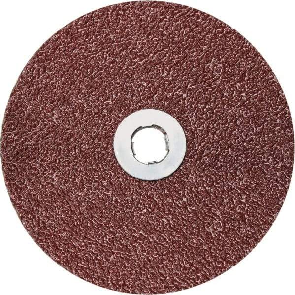3M - 5" Diam 80 Grit Fiber Disc - Ceramic, 12,000 Max RPM, Series 782C - Benchmark Tooling