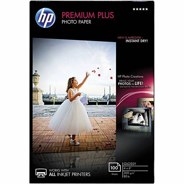 Hewlett-Packard - 4" x 6" White Photo Paper - Use with Inkjet Printers - Benchmark Tooling