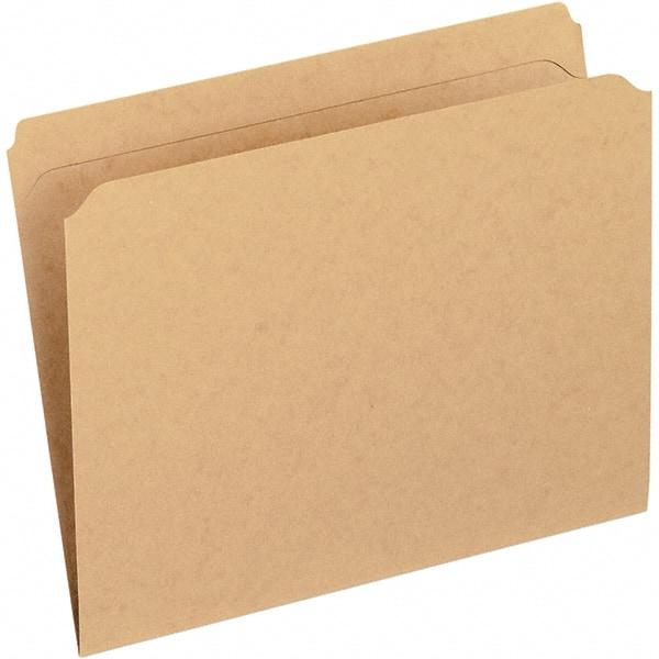 Pendaflex - 9-7/8 x 11-3/4", Letter Size, Brown, File Folders with Top Tab - 11 Point Stock, Straight Tab Cut Location - Benchmark Tooling