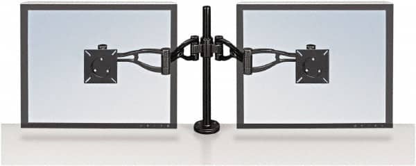 FELLOWES - Black Desk Mount Monitor Arm - Use with Monitor - Benchmark Tooling