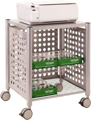 Vertiflex Products - Gray Printer/Copier Stand - Use with Printer, Fax Machines, Personal Copiers - Benchmark Tooling