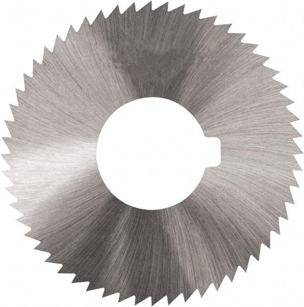 Made in USA - Slitting & Slotting Saws Material: High Speed Steel Blade Diameter (Inch): 3-1/2 - Benchmark Tooling