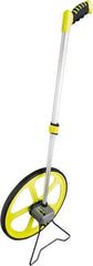 Komelon - 10,000' Counter Limit, 10,000' OAL, High-Visibility Yellow & Black Measuring Wheel - 0.01" Accuracy per 100", Measures in Ft/In - Benchmark Tooling