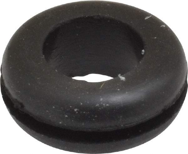 Made in USA - 11/16" OD, 9/32" Thick Grommet - Buna-N Rubber, 1/2" Slot Diam x 1/16" Slot Width - Benchmark Tooling