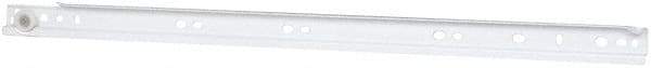 Knape & Vogt - 550mm Slide Length, 412mm Travel Length, Steel Epoxy-Coated Drawer Slide - White Epoxy Finish - Benchmark Tooling