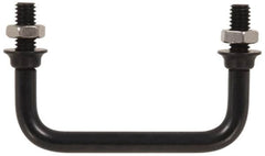 Electro Hardware - Round Handle - Plain, Aluminum, 6" Center to Center - Benchmark Tooling