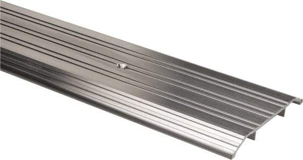 Pemko - 48" Long x 5" Wide x 1/2" High, Saddle Threshold - Mill Finish Aluminum - Benchmark Tooling