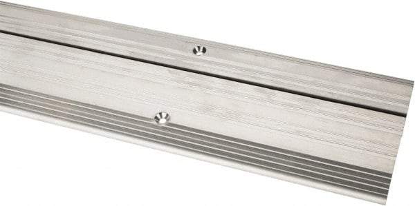 Pemko - 36" Long x 5-1/8" Wide x 1/2" High, Saddle Threshold - Mill Finish Aluminum - Benchmark Tooling