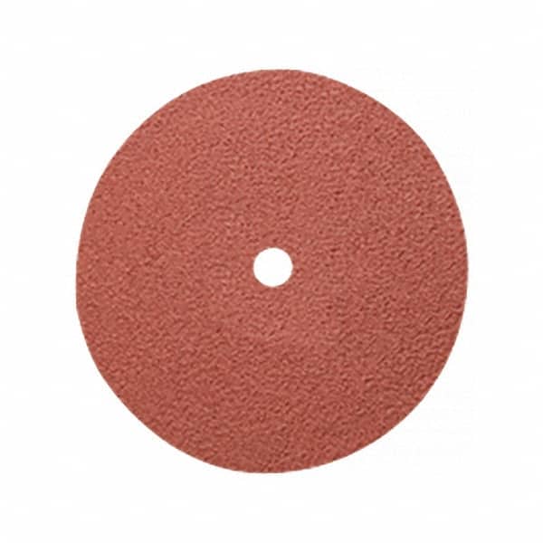 3M - 5" Diam 7/8" Hole 36 Grit Fiber Disc - Very Coarse Grade, Ceramic, 12,000 Max RPM, Series 983C - Benchmark Tooling
