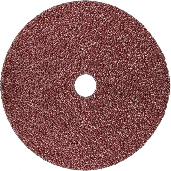 3M - 5" Diam 7/8" Hole 36 Grit Fiber Disc - Very Coarse Grade, Ceramic, 12,000 Max RPM, Series 988C - Benchmark Tooling