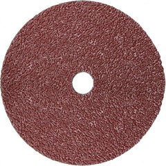 3M - 5" Diam 7/8" Hole 36 Grit Fiber Disc - Very Coarse Grade, Ceramic, 12,000 Max RPM, Series 988C - Benchmark Tooling