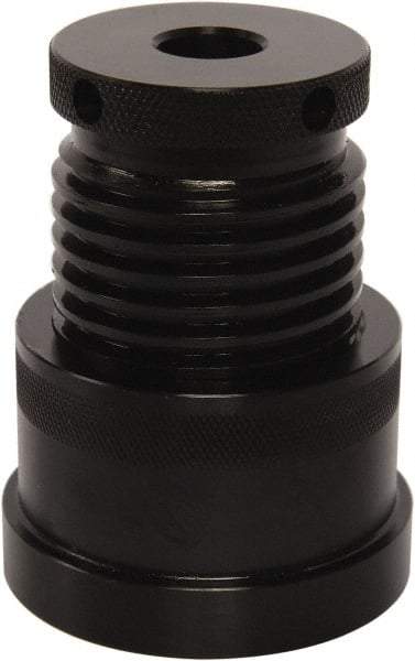 Gibraltar - 2-3/4" Base Diam, 2-1/8 to 3-1/8" Height Range, Support Screw Jack - 40,000 Lb Min Capacity - Benchmark Tooling