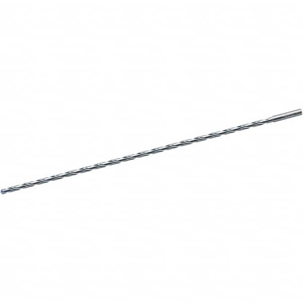 Walter-Titex - 1/4" 130° 2-Flute Solid Carbide Extra Length Drill Bit - Benchmark Tooling