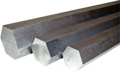 Value Collection - 3" Width Across Flats x 3' Long, Steel Hexagon Bar - Material Specification ASTM A108 - Benchmark Tooling