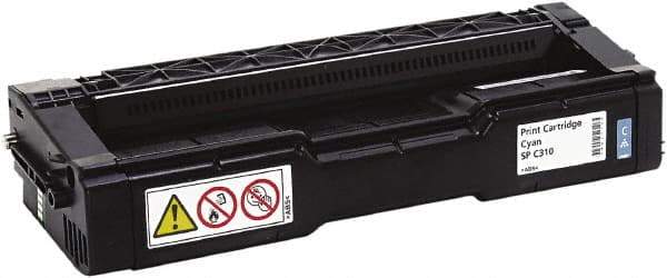 Ricoh - Cyan Toner Cartridge - Use with Ricoh Aficio SP C311N, SP C312DN, SP C231SF, SP C232SF - Benchmark Tooling