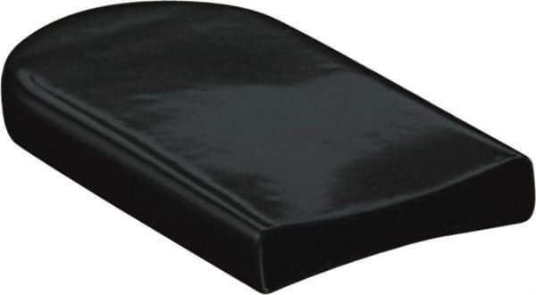 Caplugs - 3/8" x 7/8" x 7/8", Rectangular with Dome Head Finishing Cap/Grip - 1" Long, Vinyl, Blue - Benchmark Tooling