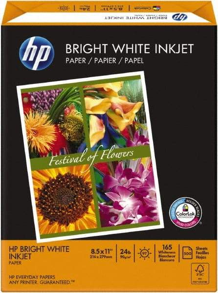 Hewlett-Packard - 8-1/2" x 11" White Colored Copy Paper - Use with Inkjet Printers - Benchmark Tooling