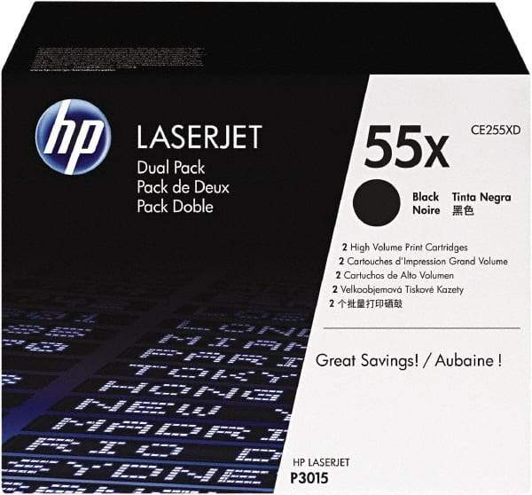 Hewlett-Packard - Black Toner Cartridge - Use with HP LaserJet Enterprise 500 MFP M525, flow MFP M525c, P3015, LaserJet Pro M521dn - Benchmark Tooling