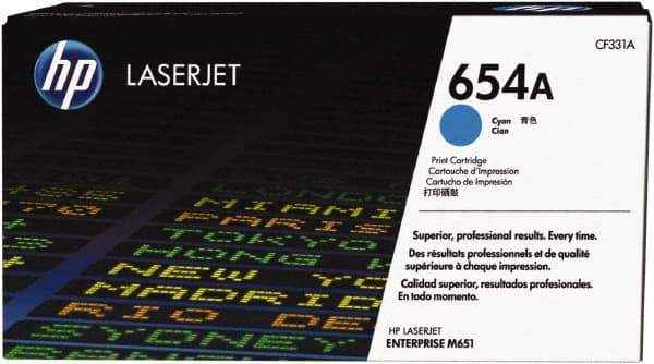Hewlett-Packard - Cyan Toner Cartridge - Use with HP Color LaserJet Enterprise M651 - Benchmark Tooling