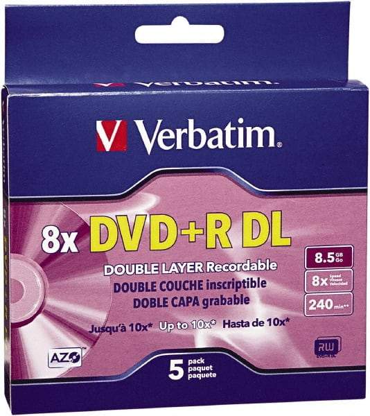 Verbatim - Silver DVD+R Disc - Use with CD, DVD Drives - Benchmark Tooling