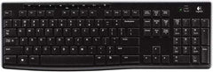 Logitech - Black Wireless Keyboard - Use with Mac OS X, Windows XP, Vista 7, 8 - Benchmark Tooling