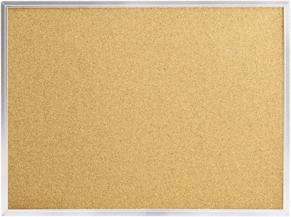 Mead - 24" Wide x 18" High Open Cork Bulletin Board - Natural (Color) - Benchmark Tooling