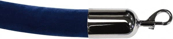Tensator - 6' Long x 2" Wide Velour Rope - Blue - Benchmark Tooling