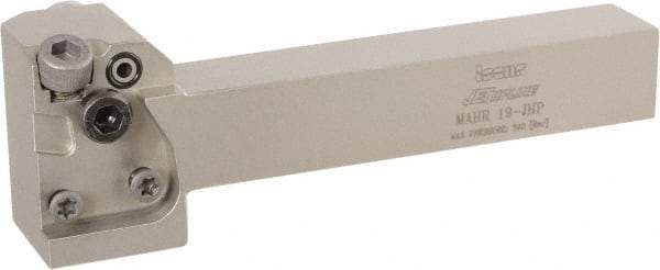 Iscar - MAH, External, Right Hand, Indexable Grooving Tool Holder - 3/4" Shank Height, 3/4" Shank Width, 5" OAL, Through Coolant - Benchmark Tooling